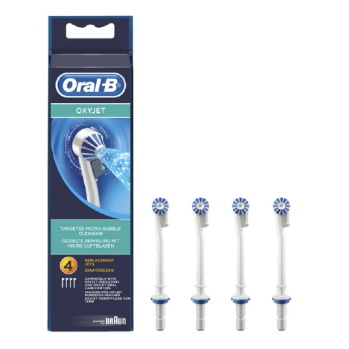 Oral B | Nozzle Set Oxyjet Ανταλλακτικα  | 4 τμχ
