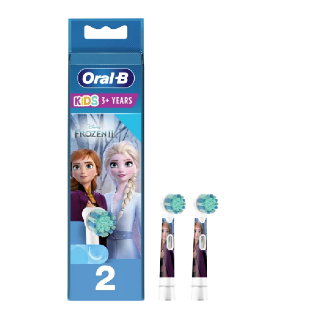 Oral -B | Pro Kids Ανταλλακτικά Ηλεκτρικής Οδοντόβουρτσας Frozen | 2 τεμάχια