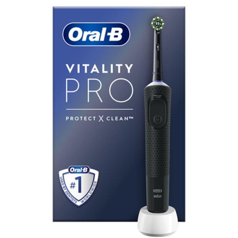 Oral-B | Vitality PRΟ | Μαύρη Ηλεκτρική Οδοντόβουρτσα  |1τμχ.