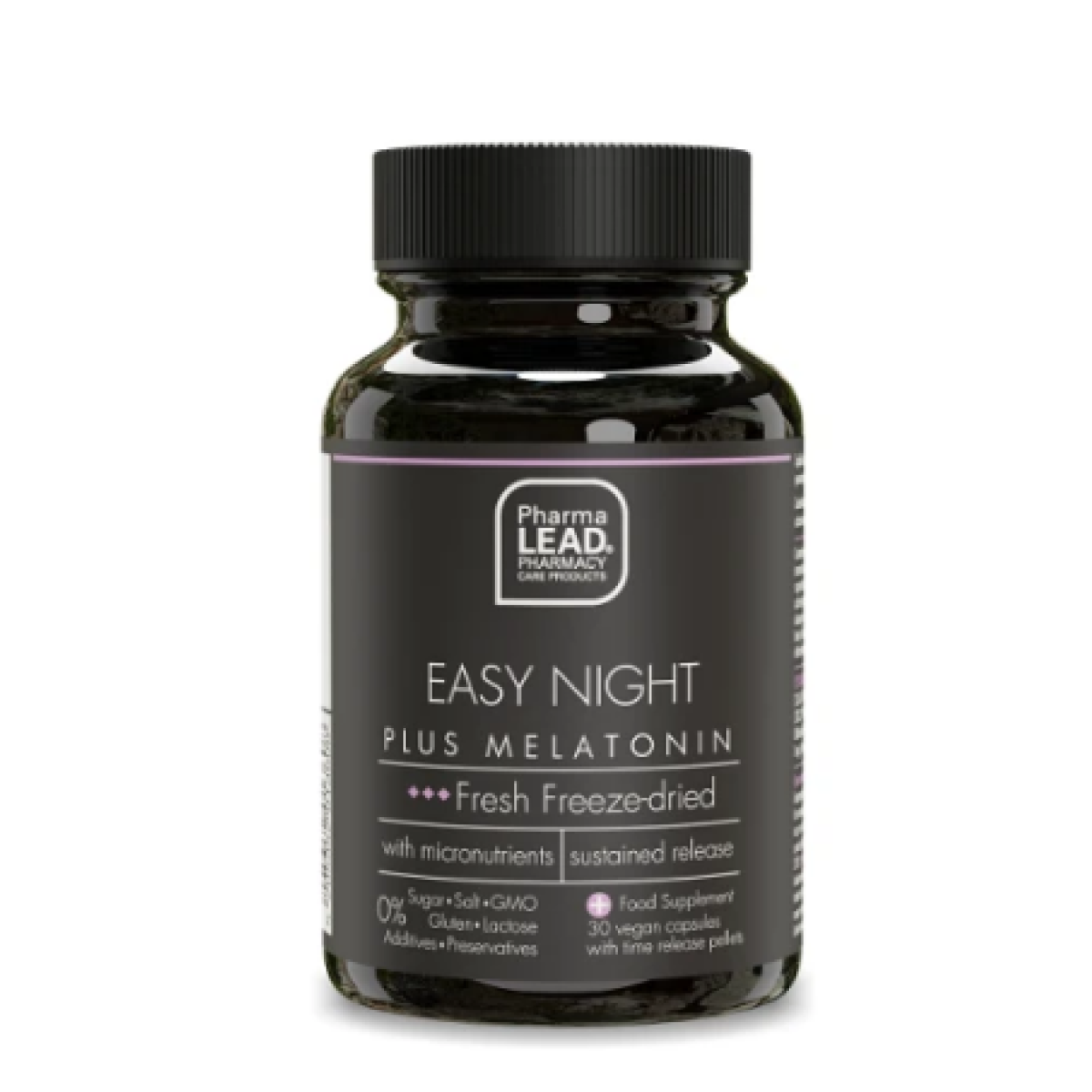 Pharmalead | Black Range Easy Night Plus Melatonin | 30veg.caps