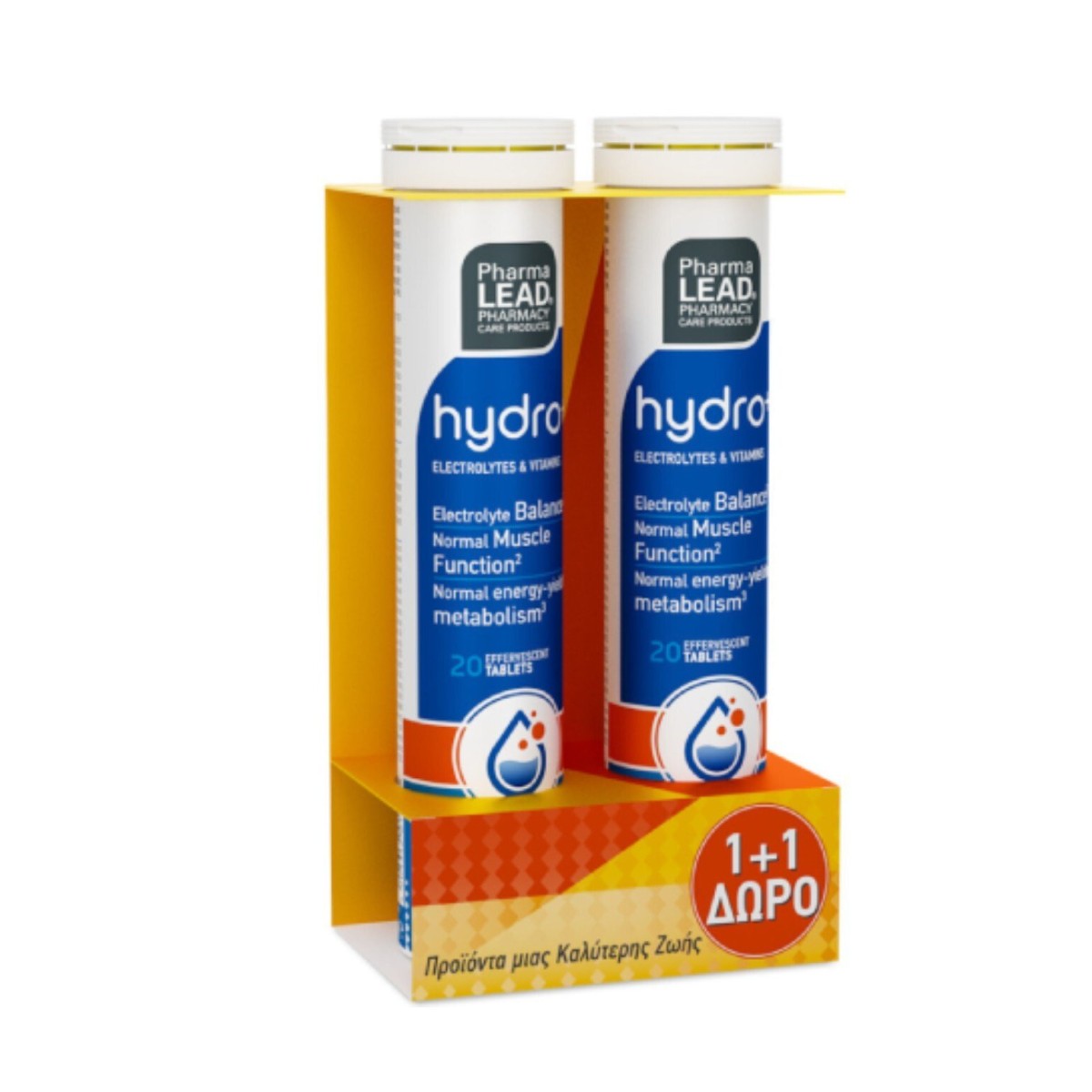 Pharmalead | Promo 1+1 Hydro+ Ηλεκτρολύτες | 2x20eff.tabs 