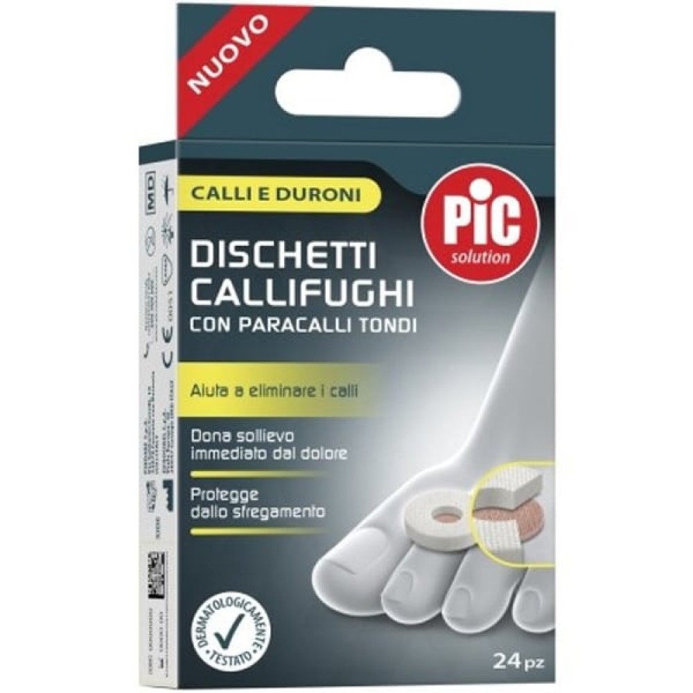 Pic Solution | Dischetti Callifughi Επιθέματα Αφαίρεσης Κάλων | 24τεμ