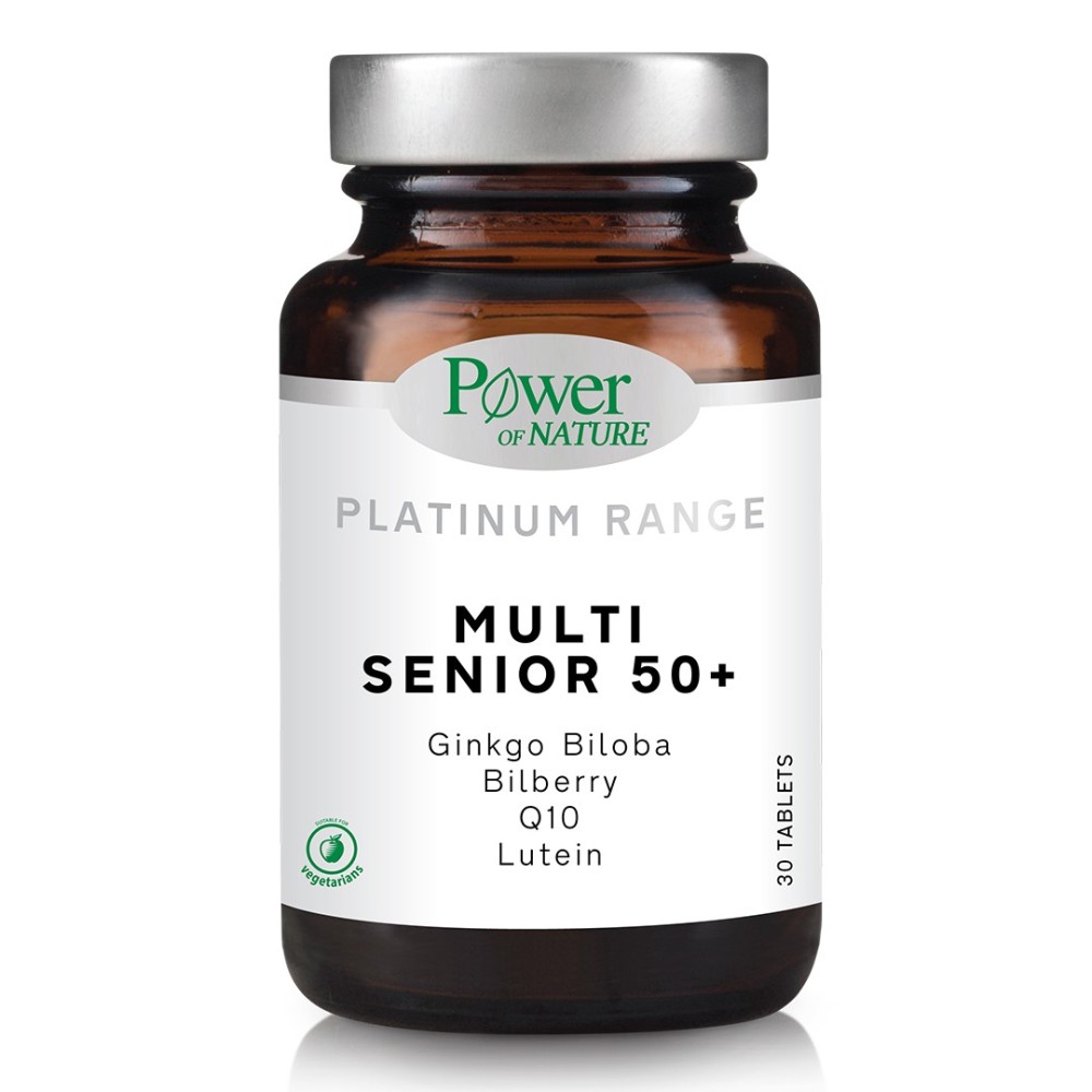 Power Health | Classics Platinum  Multi Senior 50+|Πολυβιταμινούχο Συμπλήρωμα Διατροφής | 30 TABS