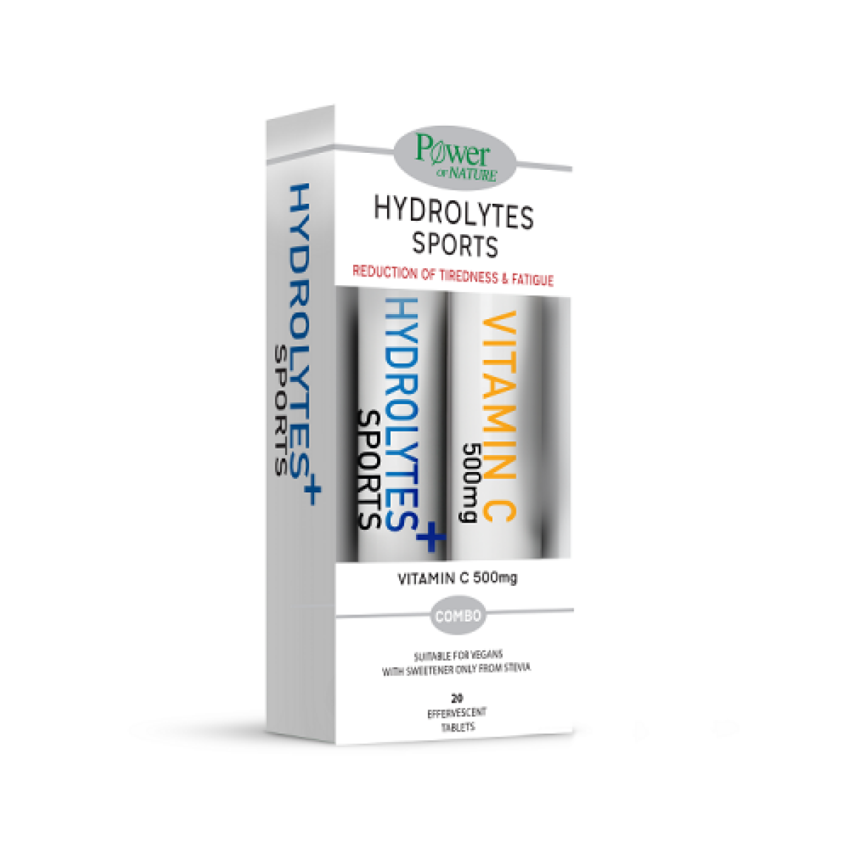 Power Health | Hydrolytes Sports Συμπλήρωμα Διατροφής Ηλεκτρολυτών 20αναβρ. Δισκία & ΔΩΡΟ Vitamin C 500mg 20αναβρ. δισκία
