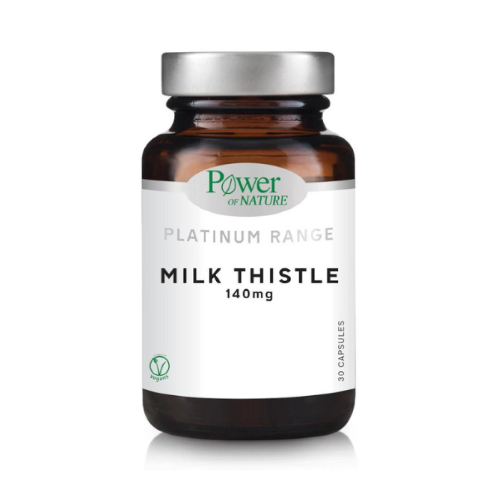 Power Health  | Platinum Range Milk Thistle 140mg | Συμπλήρωμα Διατροφής Για Την Αποτοξίνωση Του Οργανισμού | 30caps.