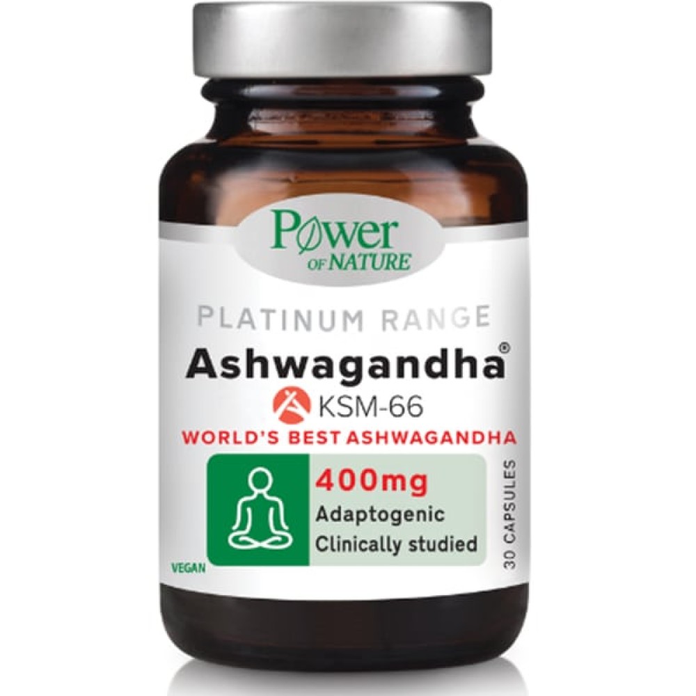 Power Health | Ashwagandha Ασβαγκάντα KSM-66  400mg | 30 κάψουλες