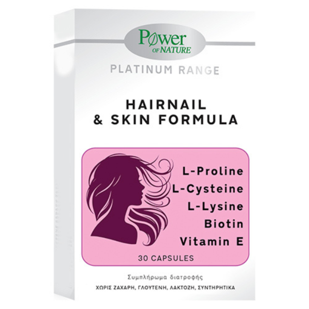Power of Nature | Platinum Range Hairnail & Skin Formula | 30caps