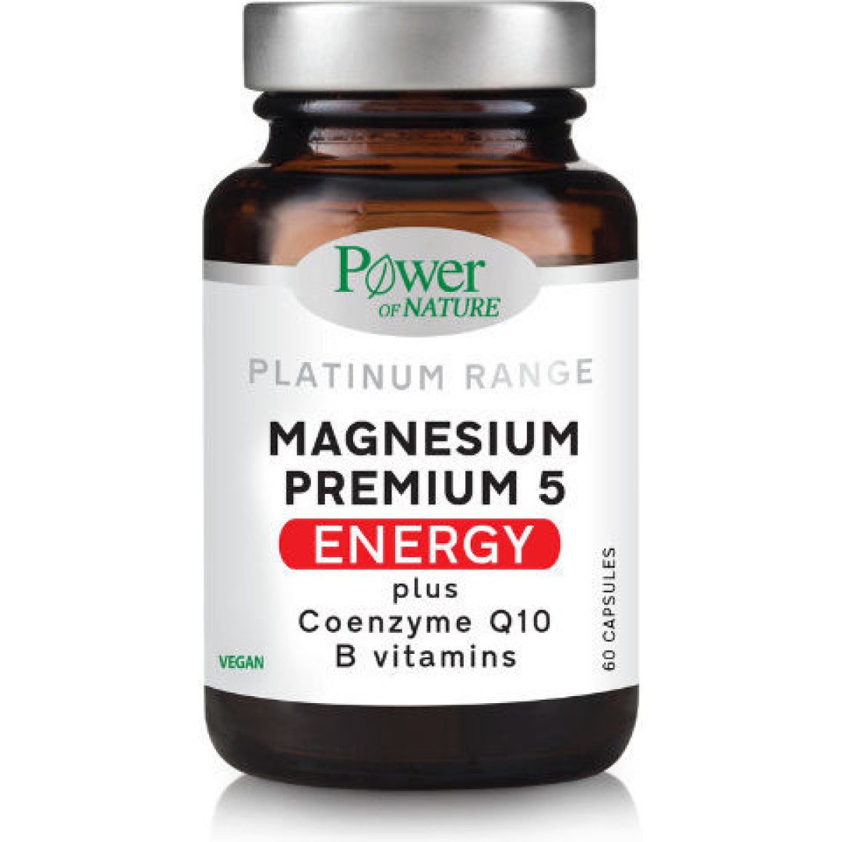 Power Health | Magnesium Premium 5 Energy με Βιταμίνη B6 | 60 κάψουλες