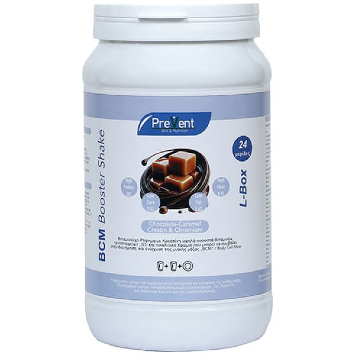 Prevent | BCM Booster Shake Chocolate Caramel Creatin & Chromium | 552g