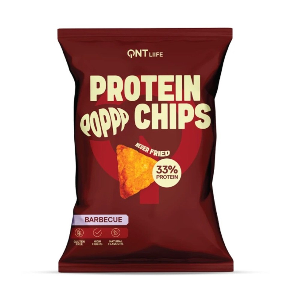 QNT | Protein Chips Barbecue Πρωτεϊνικά Τσιπς | 50gr 