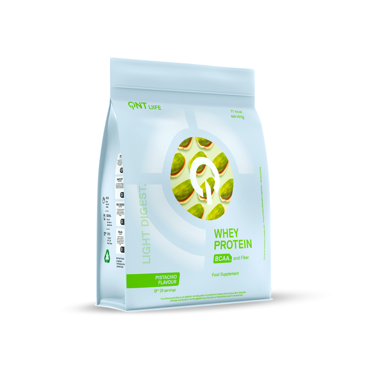 QNT | Light Digest Whey Protein Pistachio | 500gr QNT | Light Digest Whey Protein Pistachio | 500gr