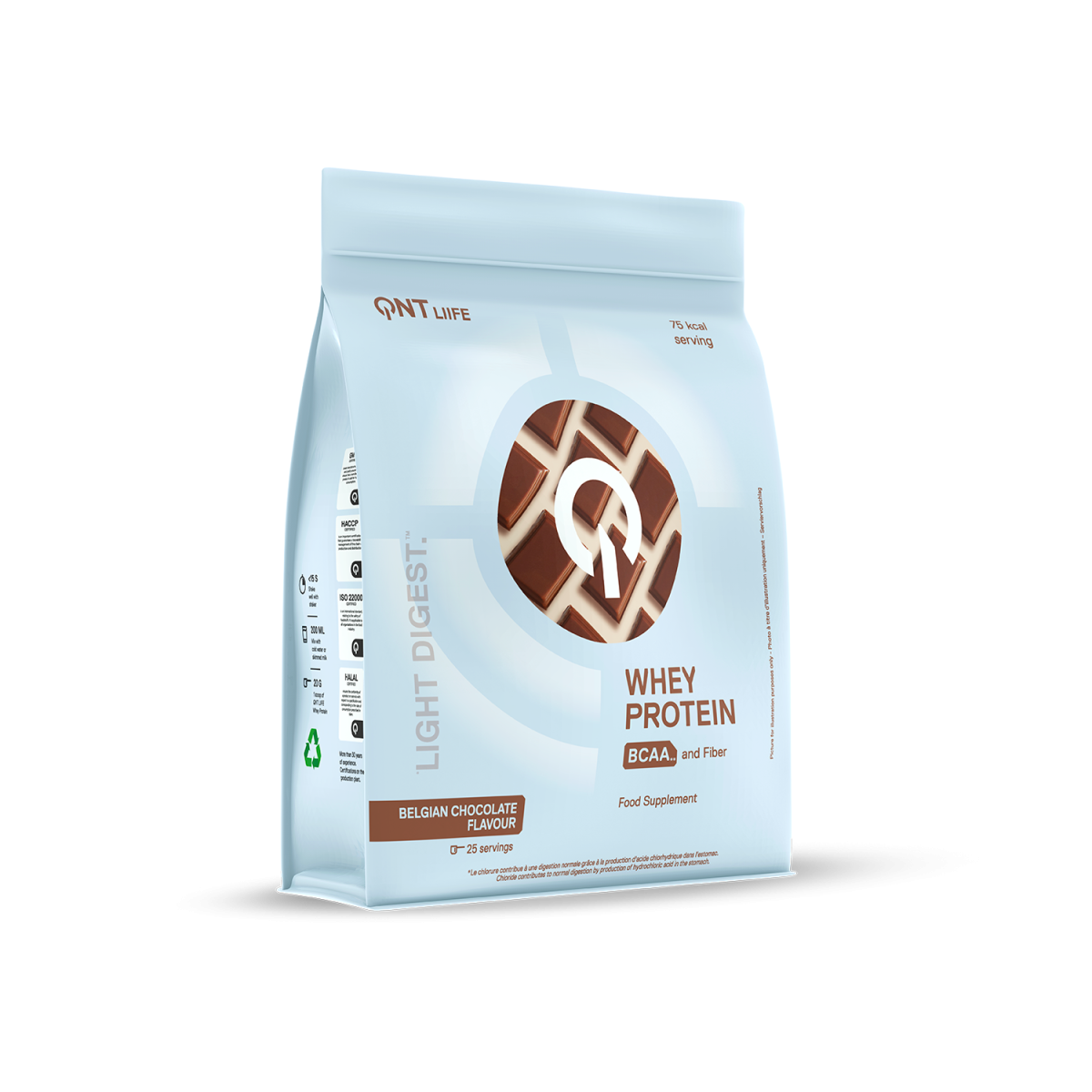 QNT | Light Digest Whey Protein Belgian Chocolate | 500gr  QNT | Light Digest Whey Protein Belgian Chocolate | 500gr