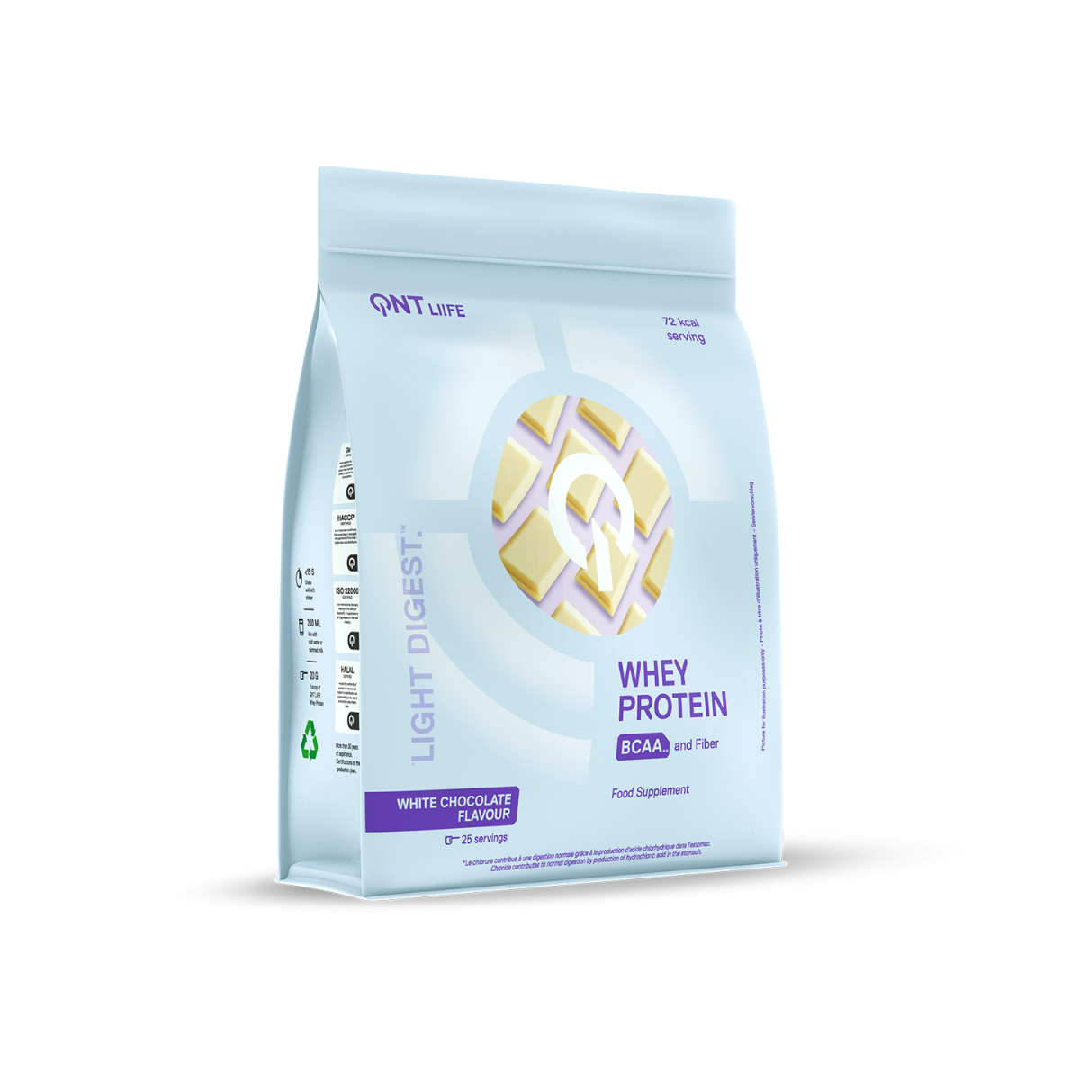 QNT | Light Digest Whey Protein White Choclate | 500gr  QNT | Light Digest Whey Protein White Choclate | 500gr