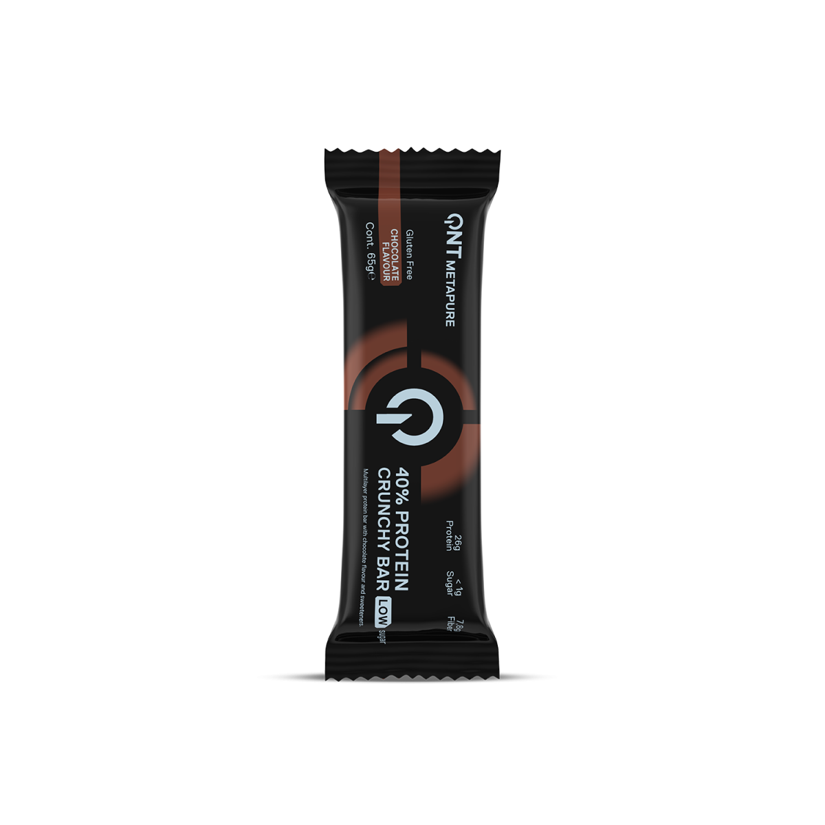 QNT | 40% Protein Crunchy Bar Μπάρα Πρωτεΐνης με Γεύση Σοκολάτα | 65gr  QNT | 40% Protein Crunchy Bar Μπάρα Πρωτεΐνης με Γεύση Σοκολάτα | 65gr