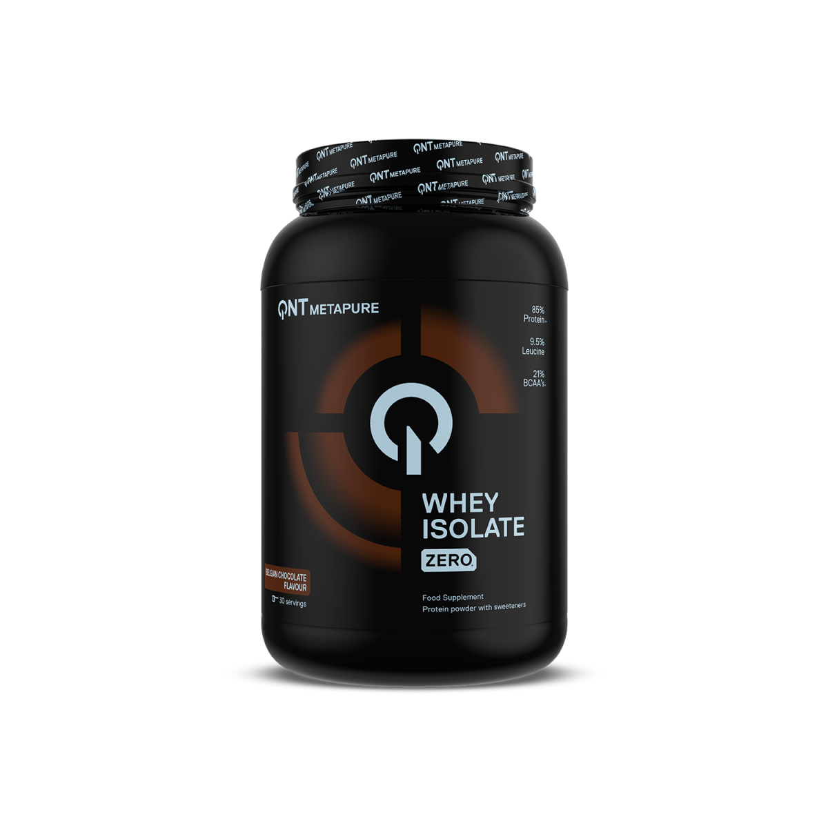 QNT | Metapure Zero Carb Whey Isolate Belgian Chocolate Πρωτεΐνη Ορού Γάλακτος Χωρίς Λακτόζη με Γεύση Σοκολάτα | 908gr
