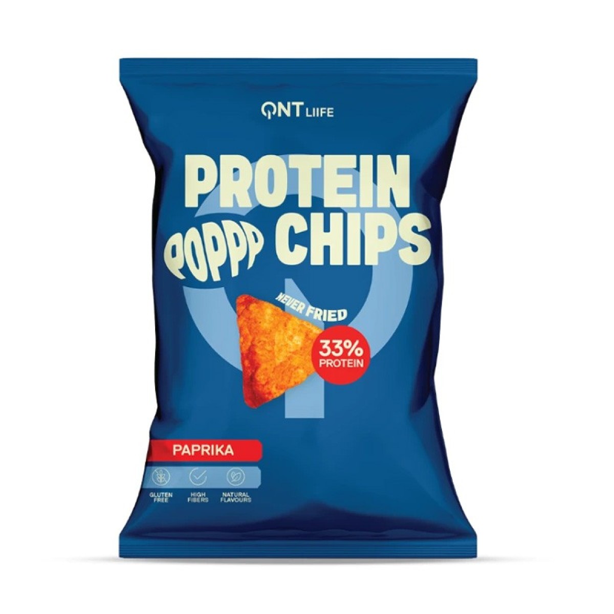 QNT | Protein Chips Paprika Πρωτεϊνικά Τσιπς | 50gr