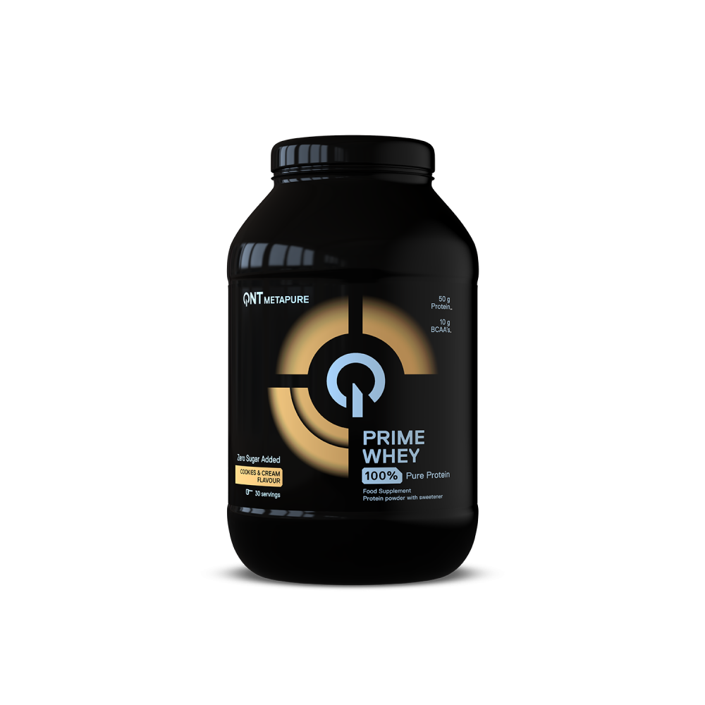 QNT | Prime Whey Πρωτεΐνη Ορού Γάλακτος με Γεύση Cookies & Cream | 908g QNT | Prime Whey Πρωτεΐνη Ορού Γάλακτος με Γεύση Cookies & Cream | 908g