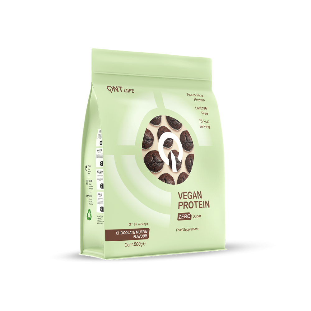QNT | Vegan Protein Chocolate Muffin | 500gr QNT | Vegan Protein Chocolate Muffin | 500gr