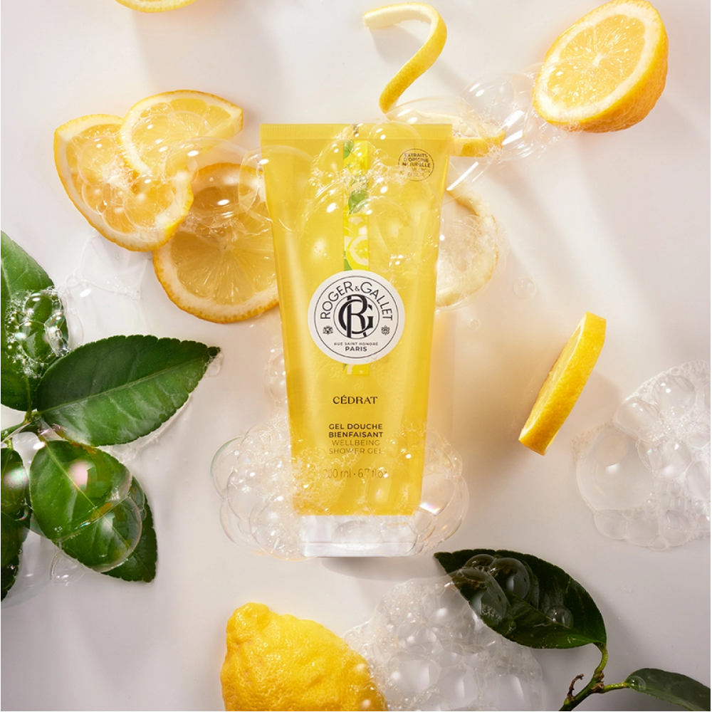 Roger&Gallet | Cedrat Wellbeing Shower Gel Αναζωογονητικό Αφρόλουτρο | 200ml
