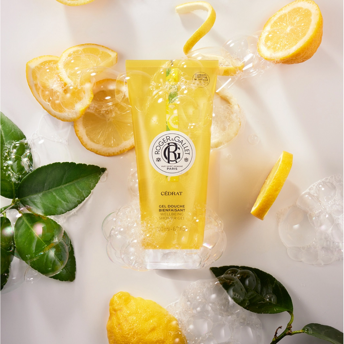 Roger&Gallet | Cedrat Wellbeing Shower Gel Αναζωογονητικό Αφρόλουτρο | 200ml