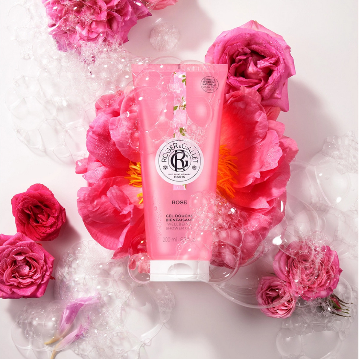 Roger&Gallet | Rose Wellbeing Shower Gel Αναζωογονητικό Αφρόλουτρο | 200ml 