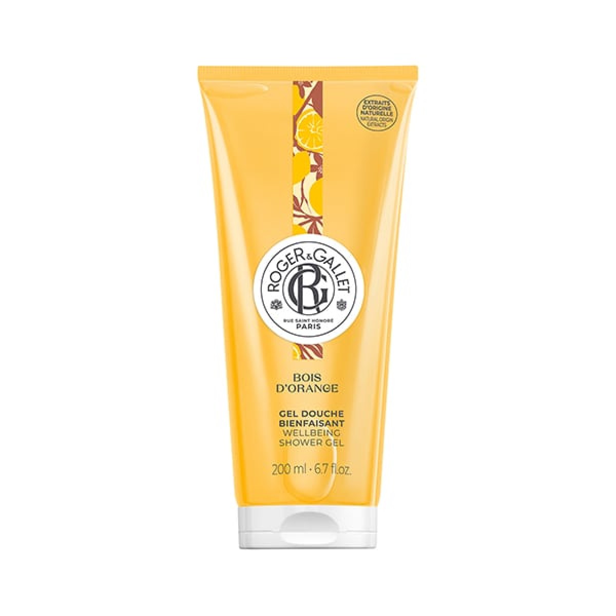 Roger&Gallet | Bois d'Orange Wellbeing Shower Gel Αναζωογονητικό Αφρόλουτρο | 200ml 
