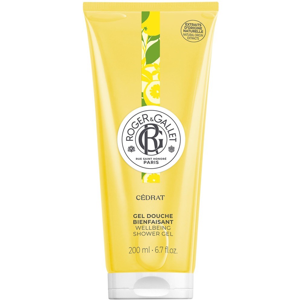 Roger&Gallet | Cedrat Wellbeing Shower Gel Αναζωογονητικό Αφρόλουτρο | 200ml