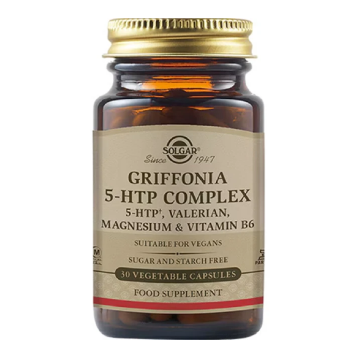 Solgar | 5-HTP | Φόρμουλα για την Καλή Υγεία του Νευρικού Συστήματος | 30caps