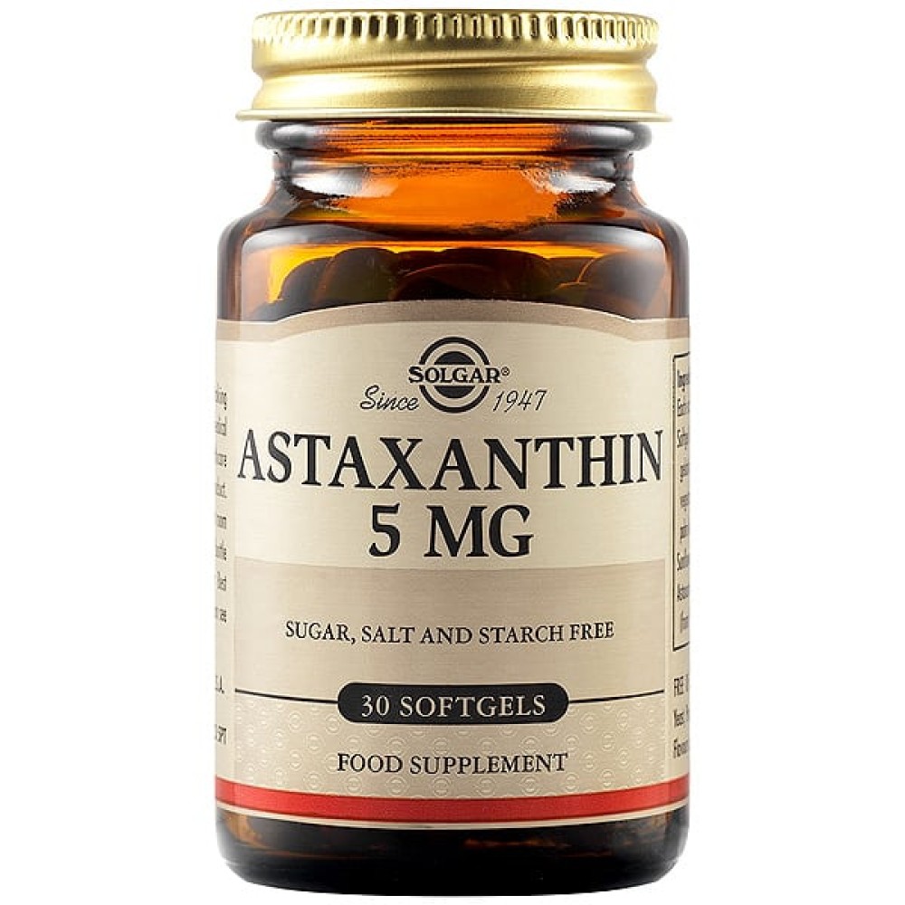 Solgar | Astaxanthin 5mg | 30softgels