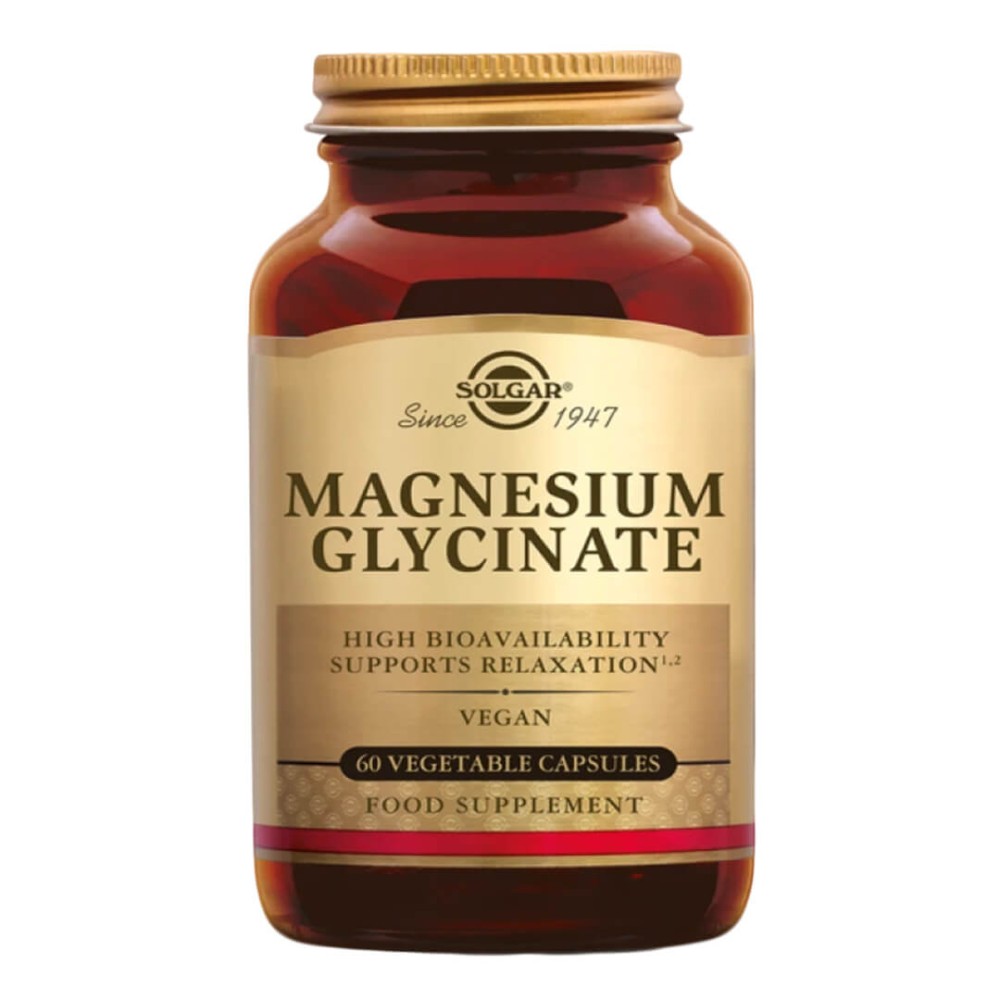 Solgar | Magnesium Glycinate Συμπλήρωμα Διατροφής με Γλυκινικό Μαγνήσιο | 60 κάψουλες Solgar | Magnesium Glycinate Συμπλήρωμα Διατροφής με Γλυκινικό Μαγνήσιο | 60 κάψουλες