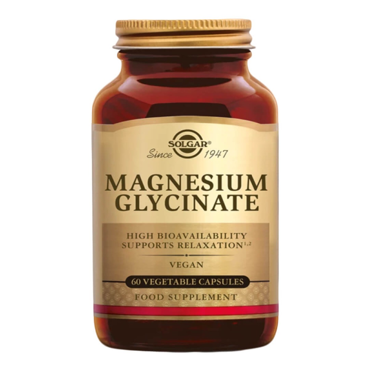 Solgar | Magnesium Glycinate Συμπλήρωμα Διατροφής με Γλυκινικό Μαγνήσιο | 60 κάψουλες Solgar | Magnesium Glycinate Συμπλήρωμα Διατροφής με Γλυκινικό Μαγνήσιο | 60 κάψουλες