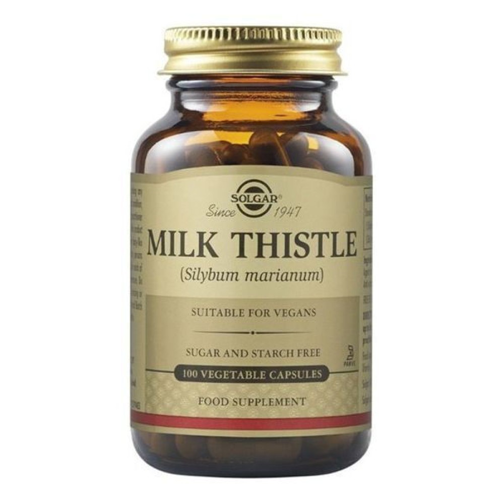 Solgar | Milk Thistle Συμπλήρωμα Διατροφής Mε Γαϊδουράγκαθο Για Προστασία Tου Ήπατος | 100veg.caps Solgar | Milk Thistle Συμπλήρωμα Διατροφής Mε Γαϊδουράγκαθο Για Προστασία Tου Ήπατος | 100veg.caps