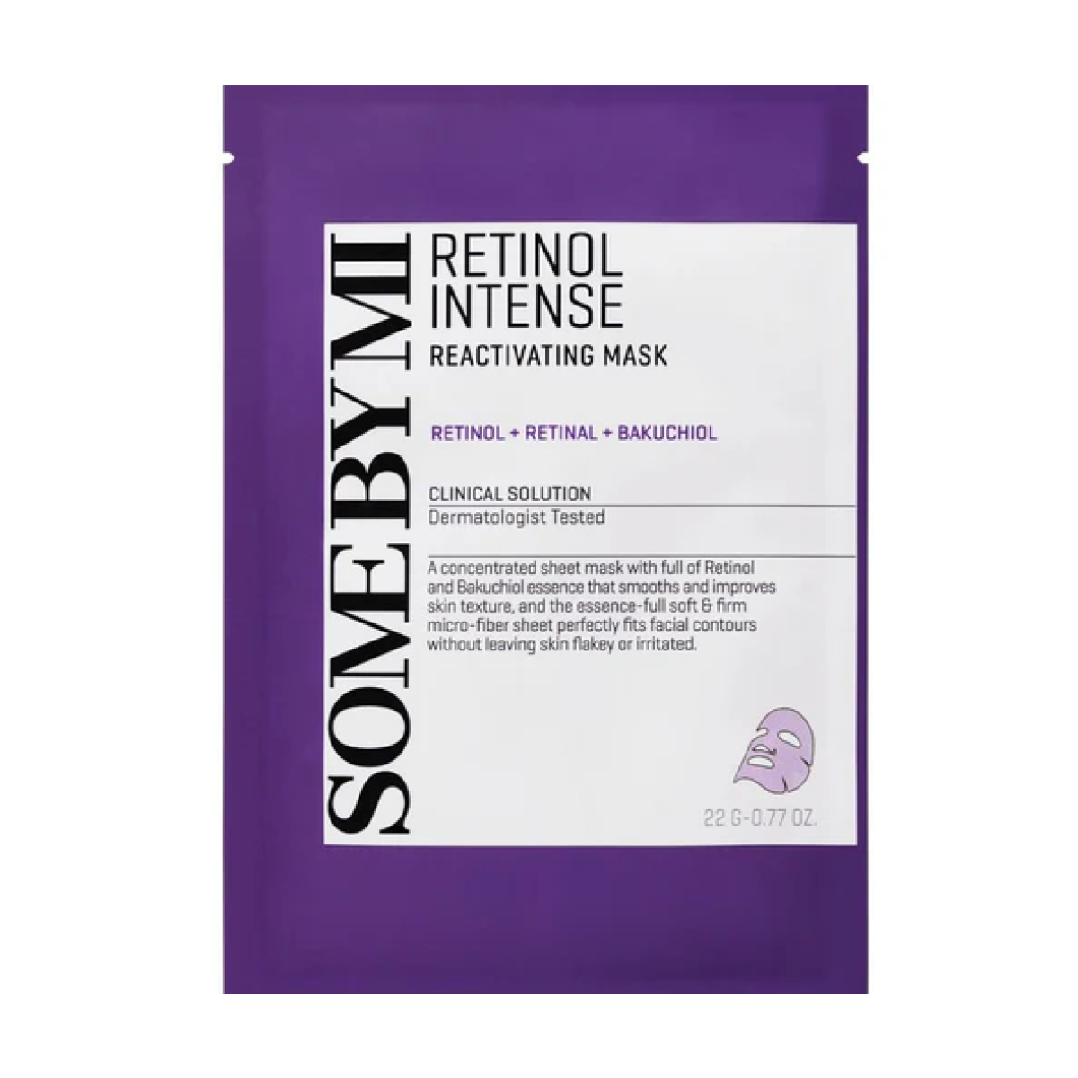 Some By Mi | Retinol Intense Reactivating Μάσκα Προσώπου για Αντιγήρανση | 22g