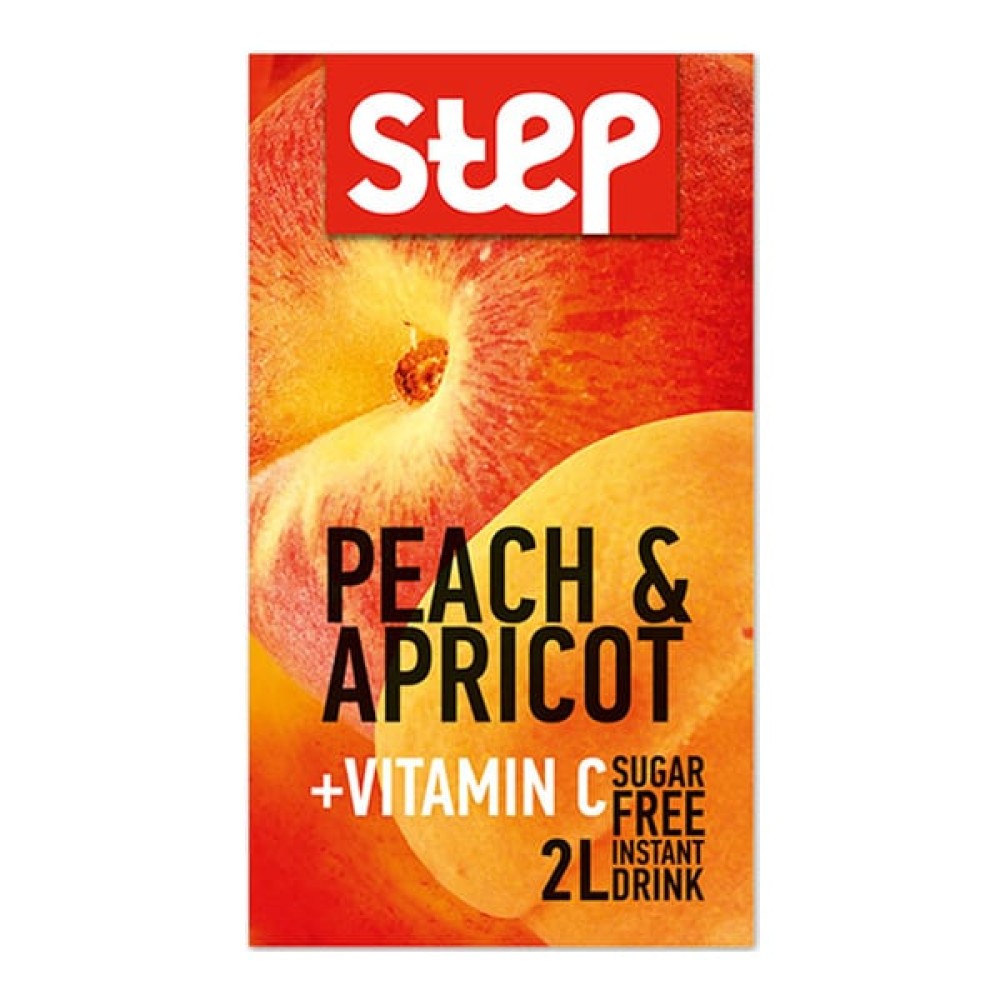 Step | Peach & Apricot Βιταμινούχο Στιγμιαίο Ρόφημα σε Σκόνη | 9gr 