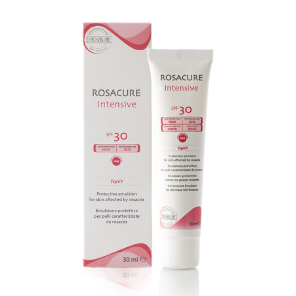 Synchroline | Rosacure Intensive  SPF30 Ενυδατική Κρέμα Προσώπου για Μείωση της Ερυθρότητας | 30ml
