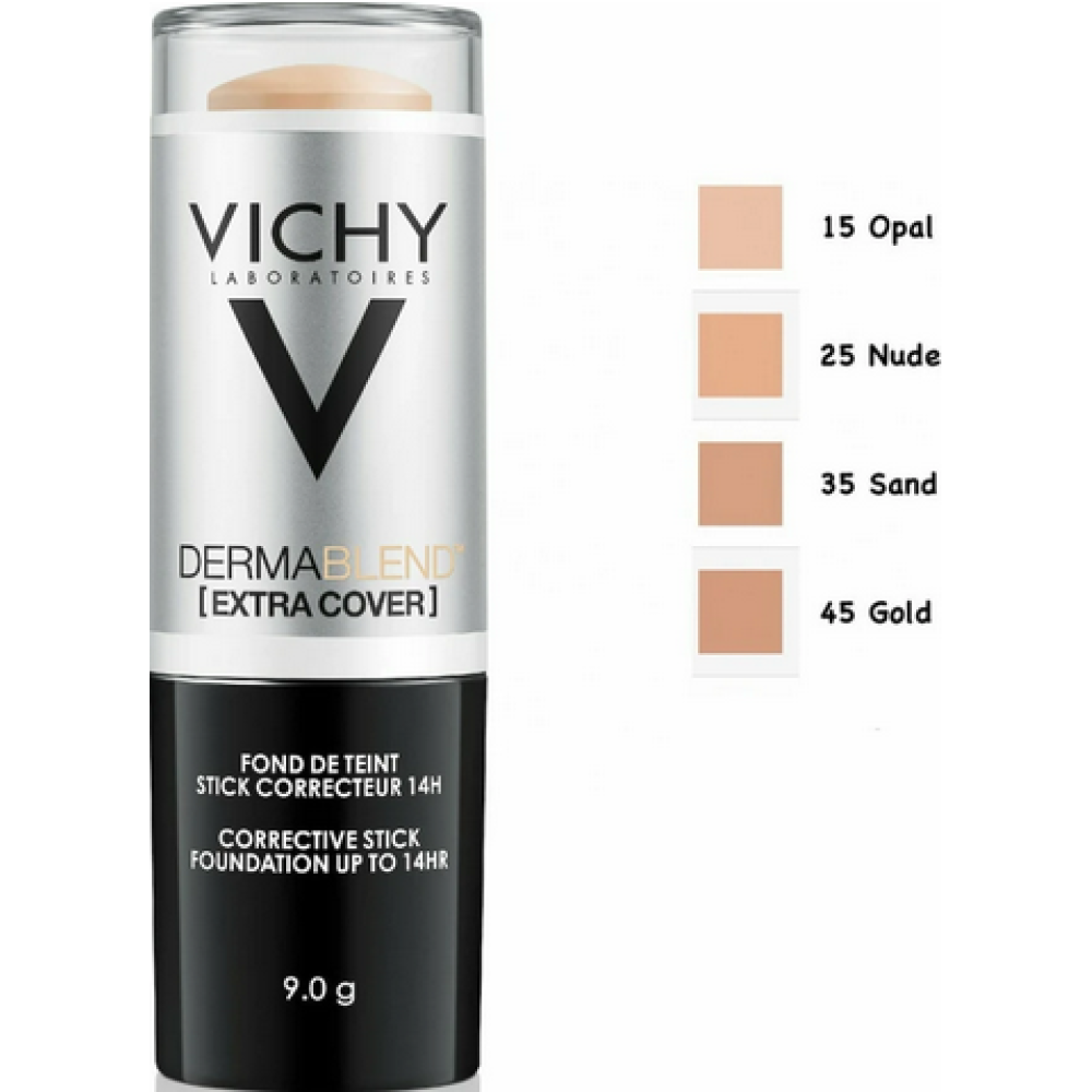 Vichy | Dermablend Extra Cover SPF30 Διορθωτικό Concealer Σε Μορφή Stick Με 16 Ώρες Διάρκεια 35 Sand | 9.0g
