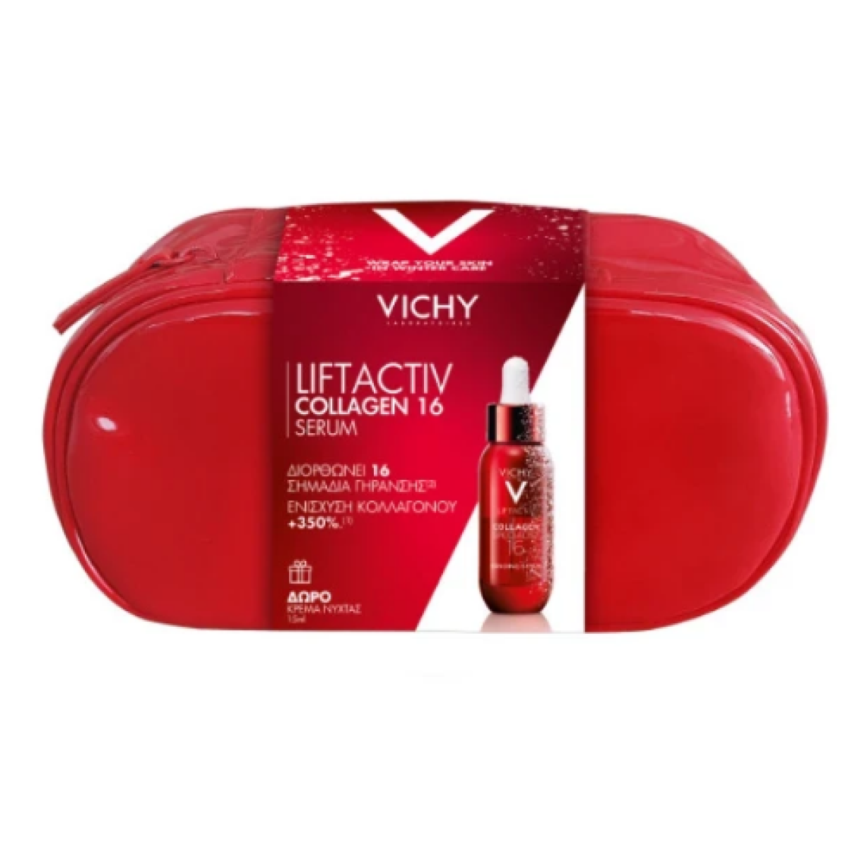 Vichy | Liftactiv Promo Collagen Specialist 16 Serum Ορός για Ενίσχυση του Κολλαγόνου 30ml + Κρέμα νυκτός 15ml | 1 set Vichy | Liftactiv Promo Collagen Specialist 16 Serum Ορός για Ενίσχυση του Κολλαγόνου 30ml + Κρέμα νυκτός 15ml | 1 set
