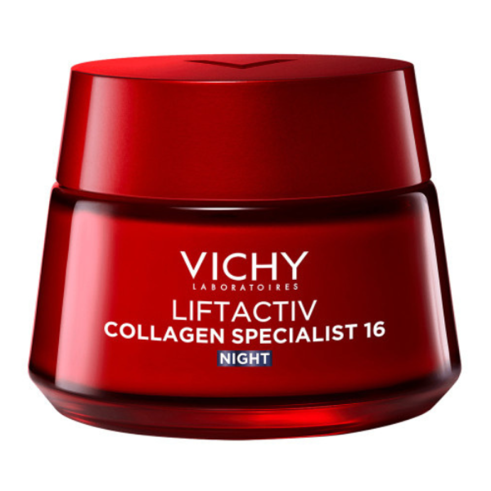 Vichy | Liftactiv Collagen Specialist 16 Night Κρέμα Νύχτας με Αντιρυτιδική Δράση για Σύσφιξη & Λάμψη | 50ml