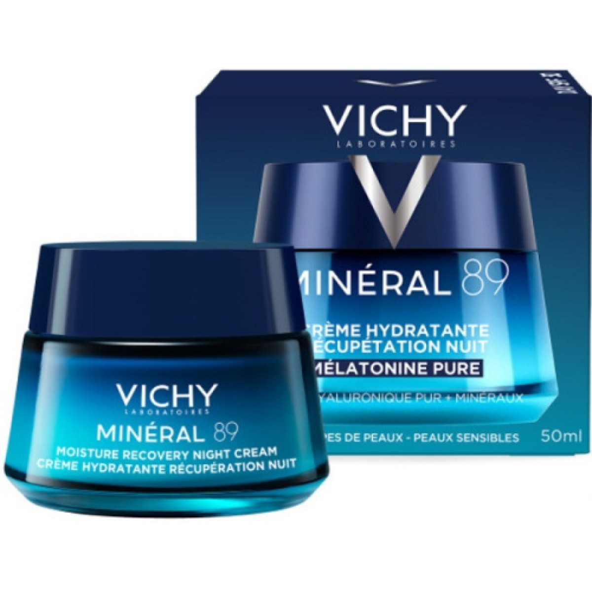Vichy | Mineral 89 Κρέμα Νύχτας Αποκατάστασης της Ενυδάτωσης | 50ml