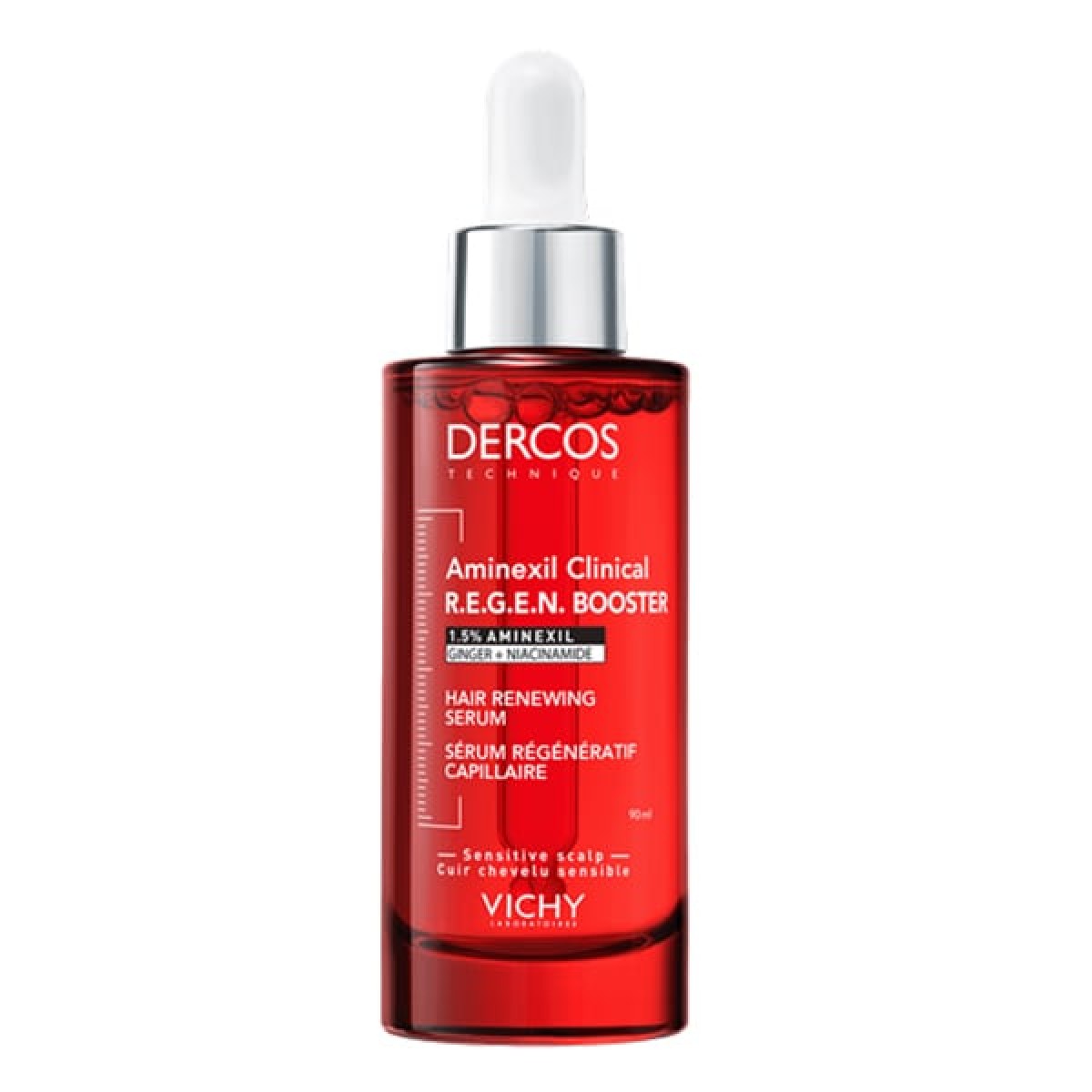 Vichy | Dercos Aminexil Clinical R.E.G.E.N. Booster Ορός Ενδυνάμωσης Μαλλιών Ενάντια στην Τριχόπτωση | 90ml 