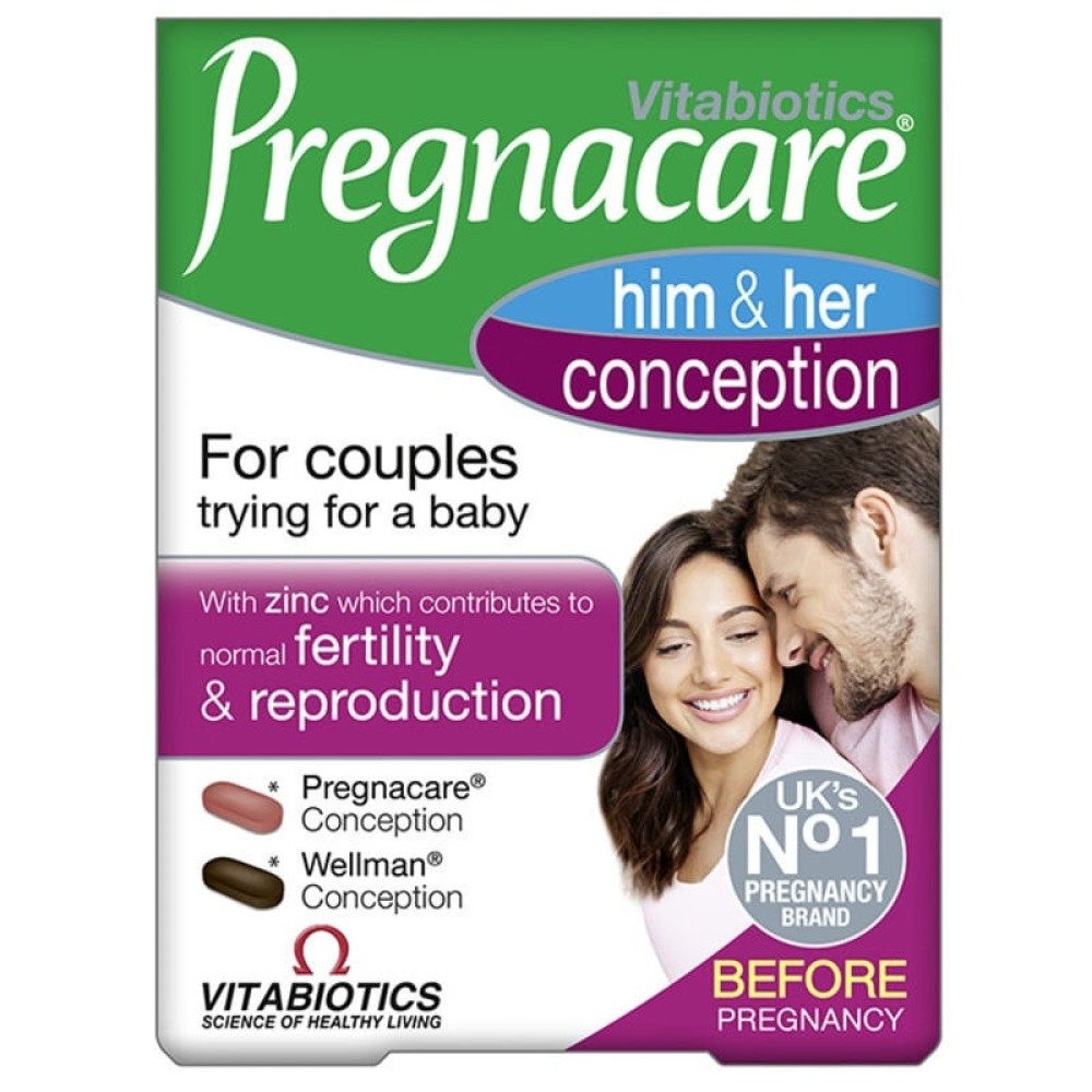 Vitabiotics | Pregnacare Him & Her Conception | 60tabs