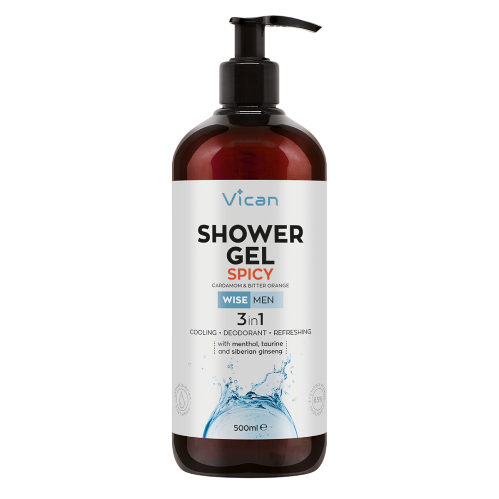 Wise Men | Shower Gel  | Spicy | Ανδρικό Αφρόλουτρο | 500ml