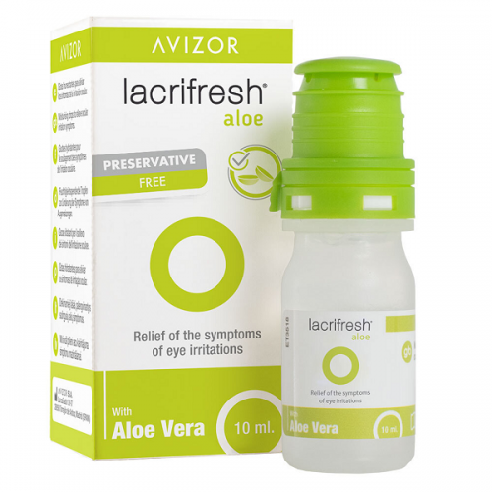 Avizor | Lacrifresh Aloe Οφθαλμικές Σταγόνες για την Ξηροφθαλμία | 10ml