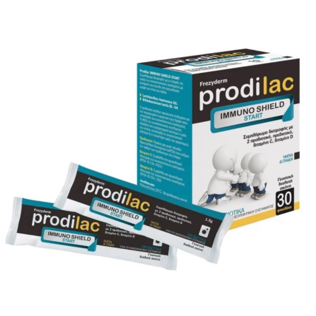 Frezyderm | Prodilac Immuno Shield Start Συμπλήρωμα Διατροφής για το Ανοσοποιητικό | 30 Φακελίσκοι