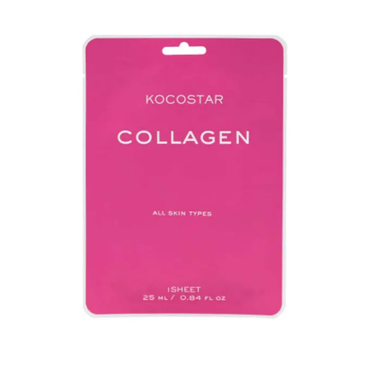 Kocostar | Collagen Sheet Mask Εμποτισμένη Μάσκα Προσώπου για Αναζωογόνηση | 25ml