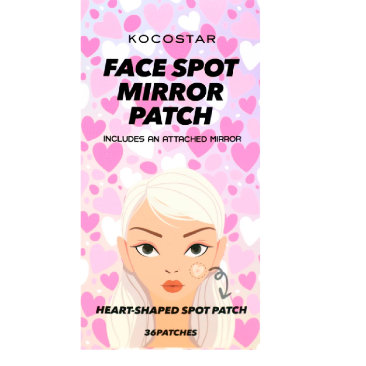Kocostar | Face Spot Mirror Patch Διάφανα Επιθέματα για τις Ατέλειες του Προσώπου | 36patches