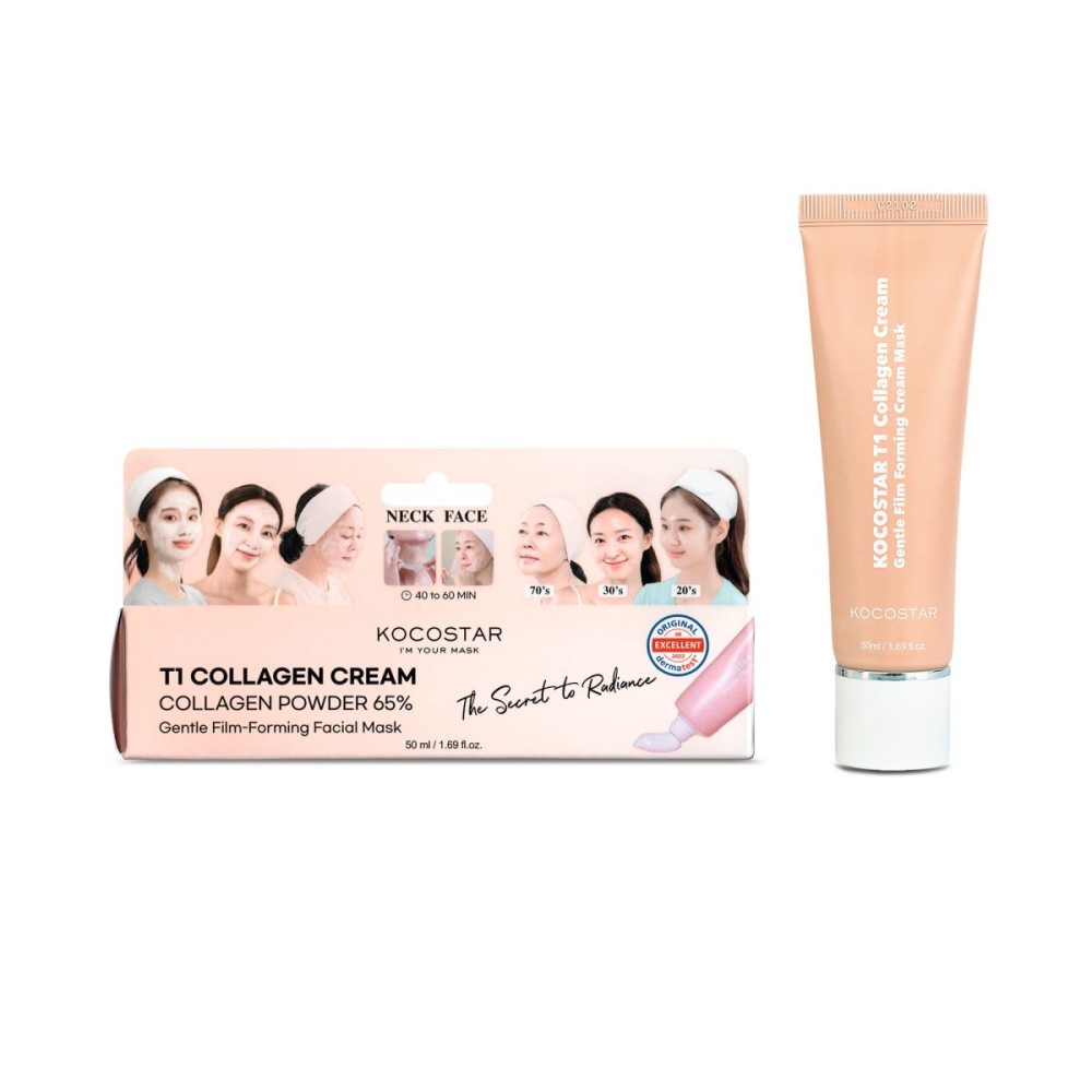 Kocostar | T1 Collagen Cream Μάσκα Κολλαγόνου σε Μορφή Φιλμ | 50ml