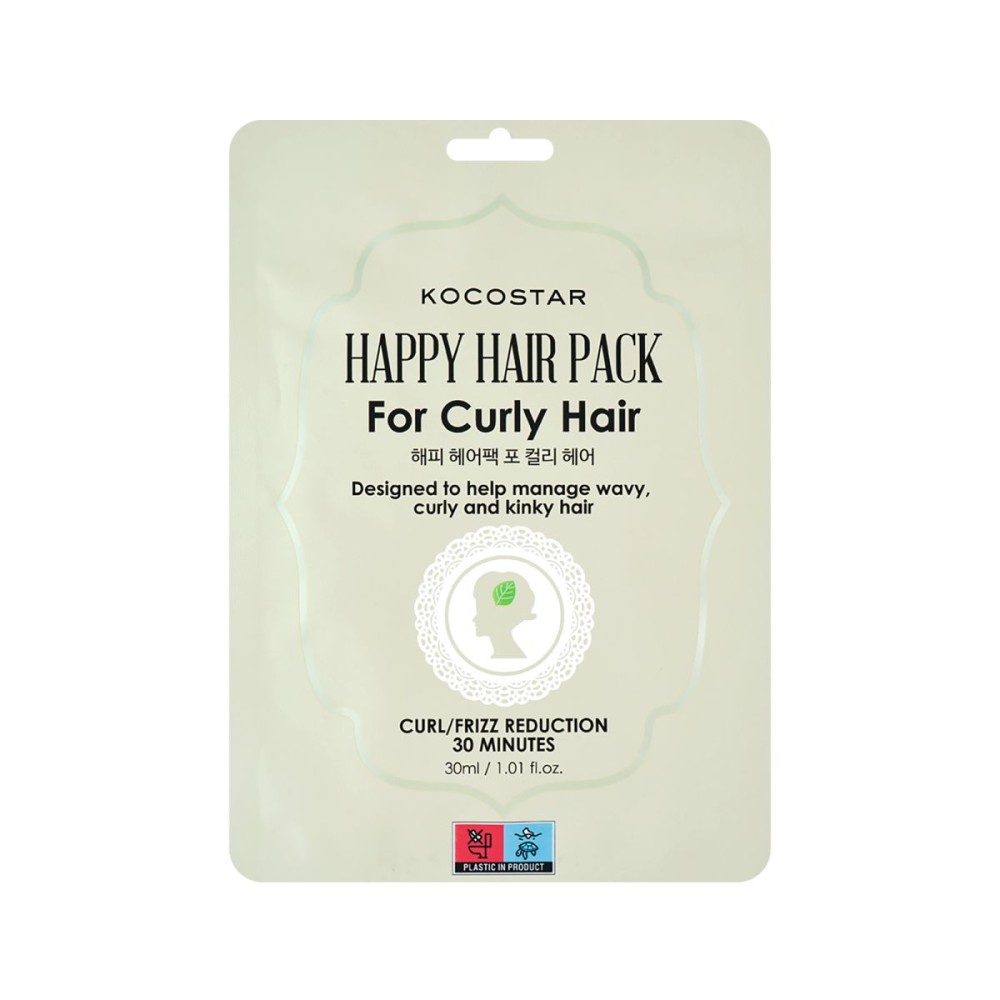 Kocostar | Happy Hair Pack for Curly Hair Μάσκα για Σγουρά Μαλλιά | 1τεμ