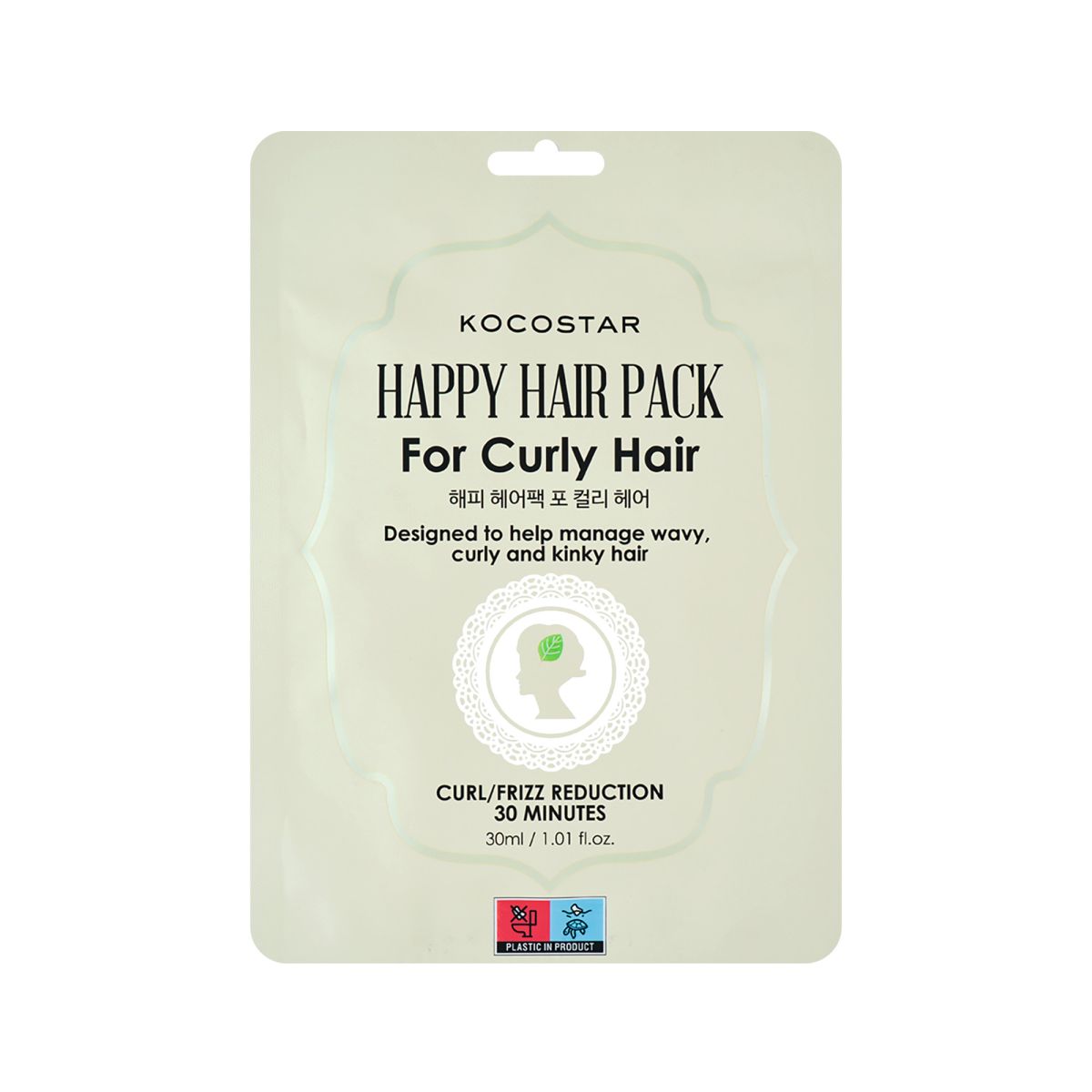 Kocostar | Happy Hair Pack for Curly Hair Μάσκα για Σγουρά Μαλλιά | 1τεμ