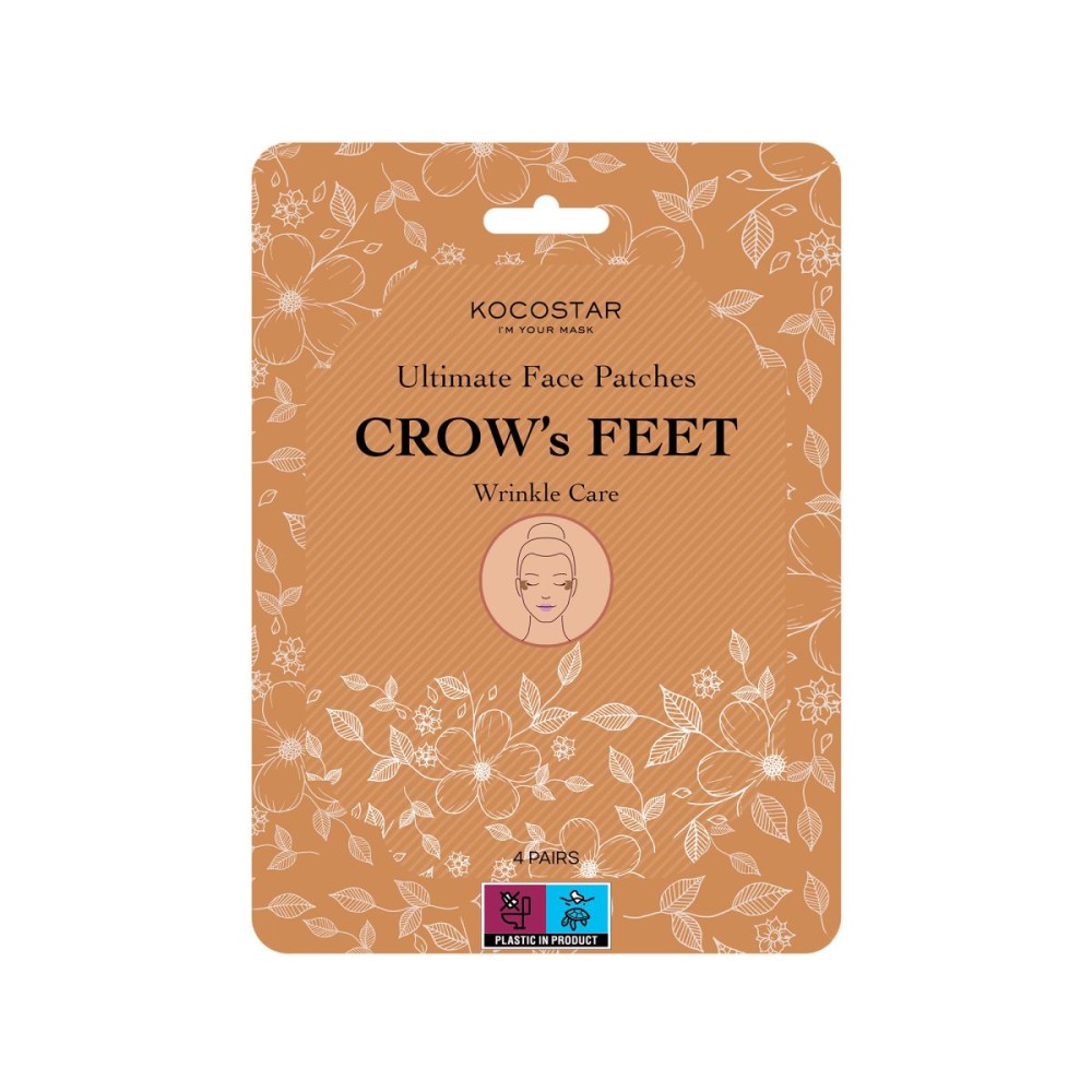 Kocostar | Ultimate Face Patches Crow's Feet Wrinkle Care Αντιρυτιδικά Επιθέματα Ματιών | 4ζεύγη